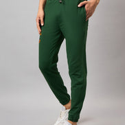 Dark Green Embroidery Track Pant