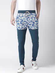 Teal Tie and Die Jogger with Graphic