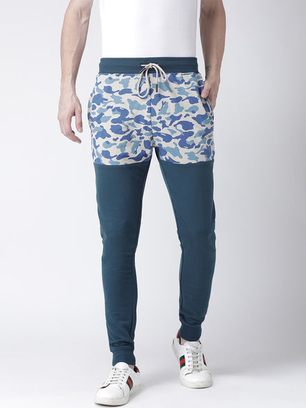Teal Tie and Die Jogger with Graphic