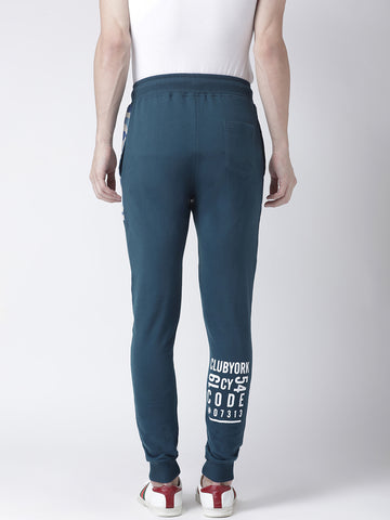 Teal Tie and Die Jogger with Graphic
