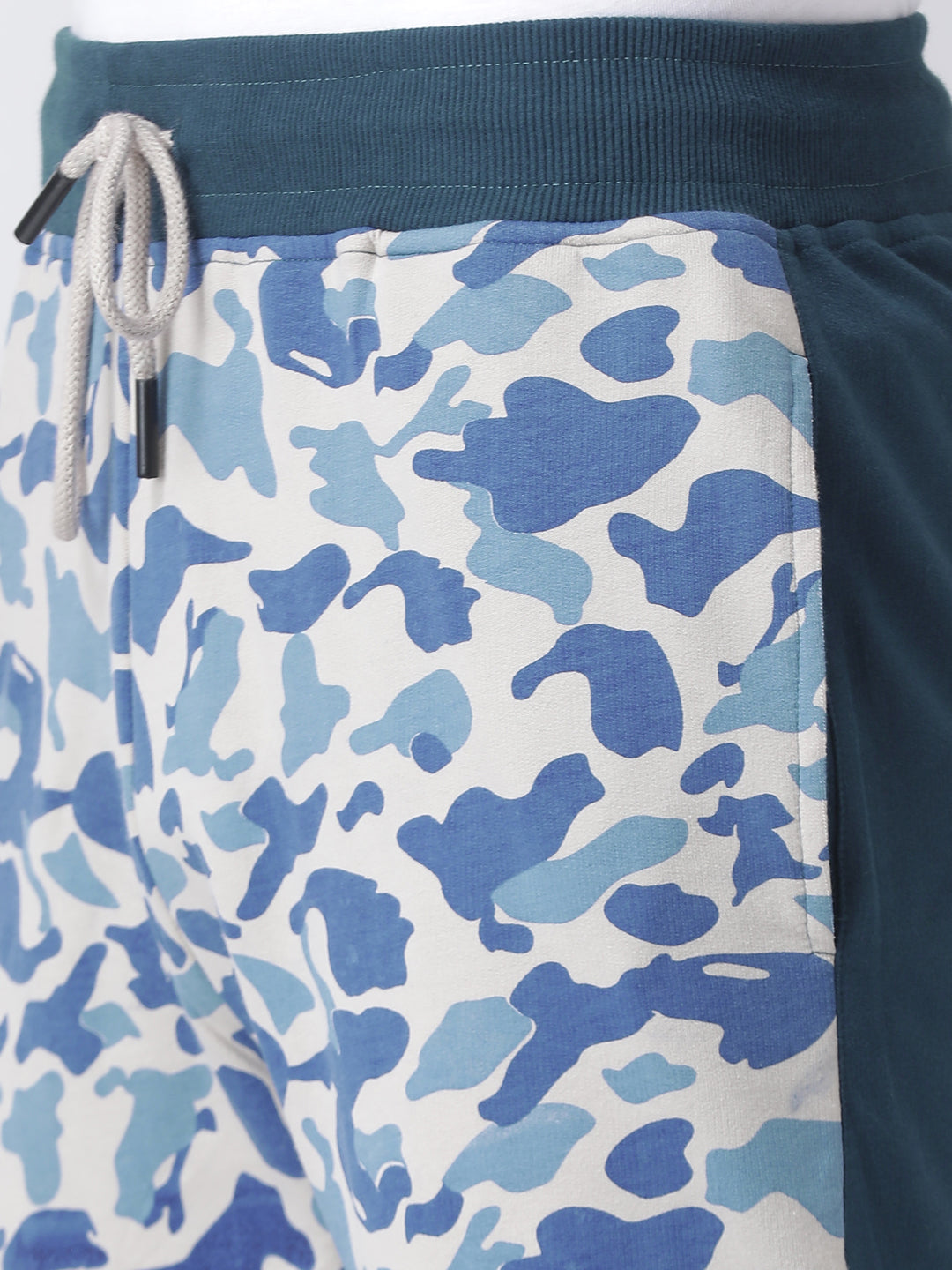 Teal Tie and Die Jogger with Graphic