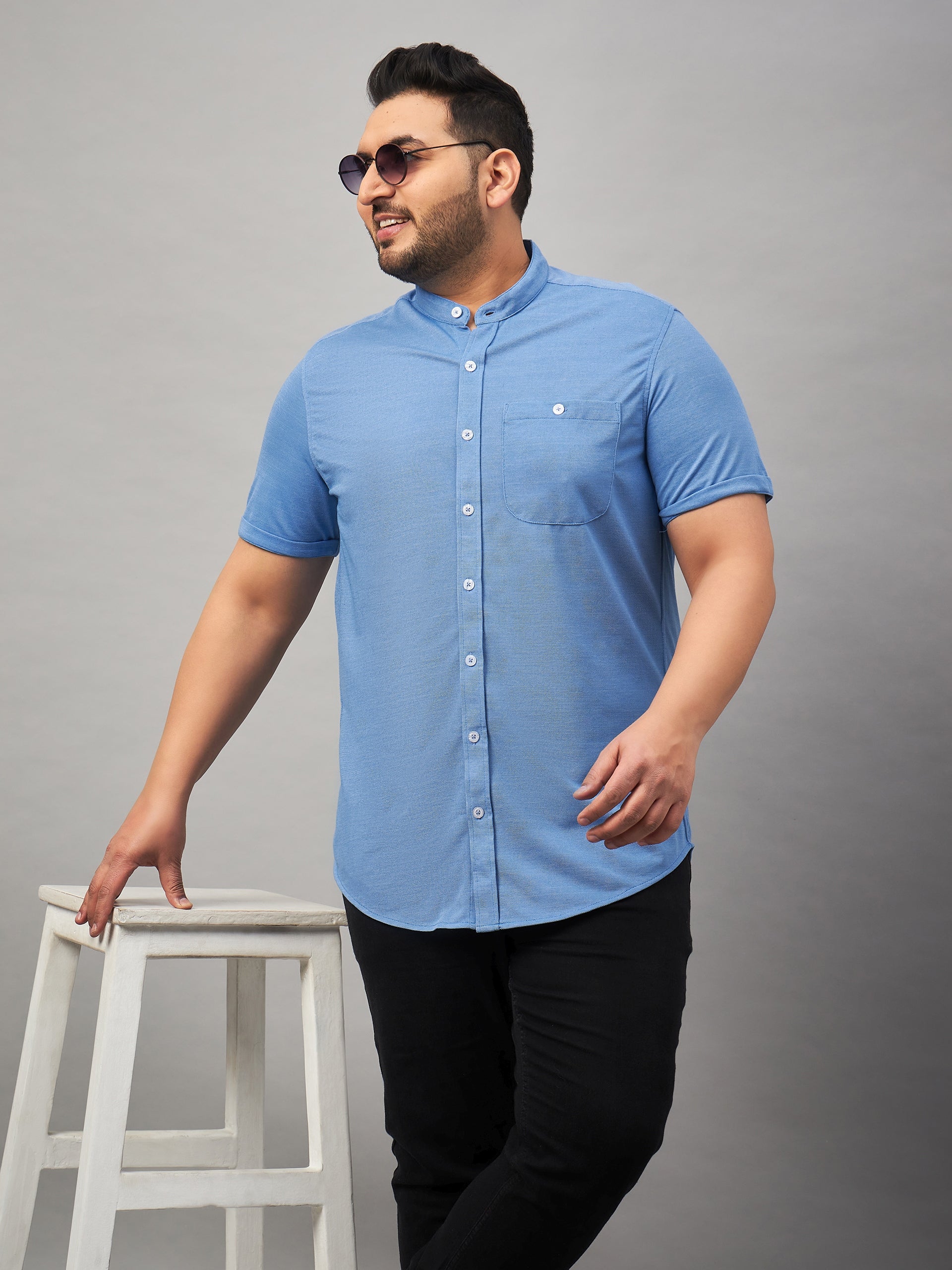Blue Plus active Shirt