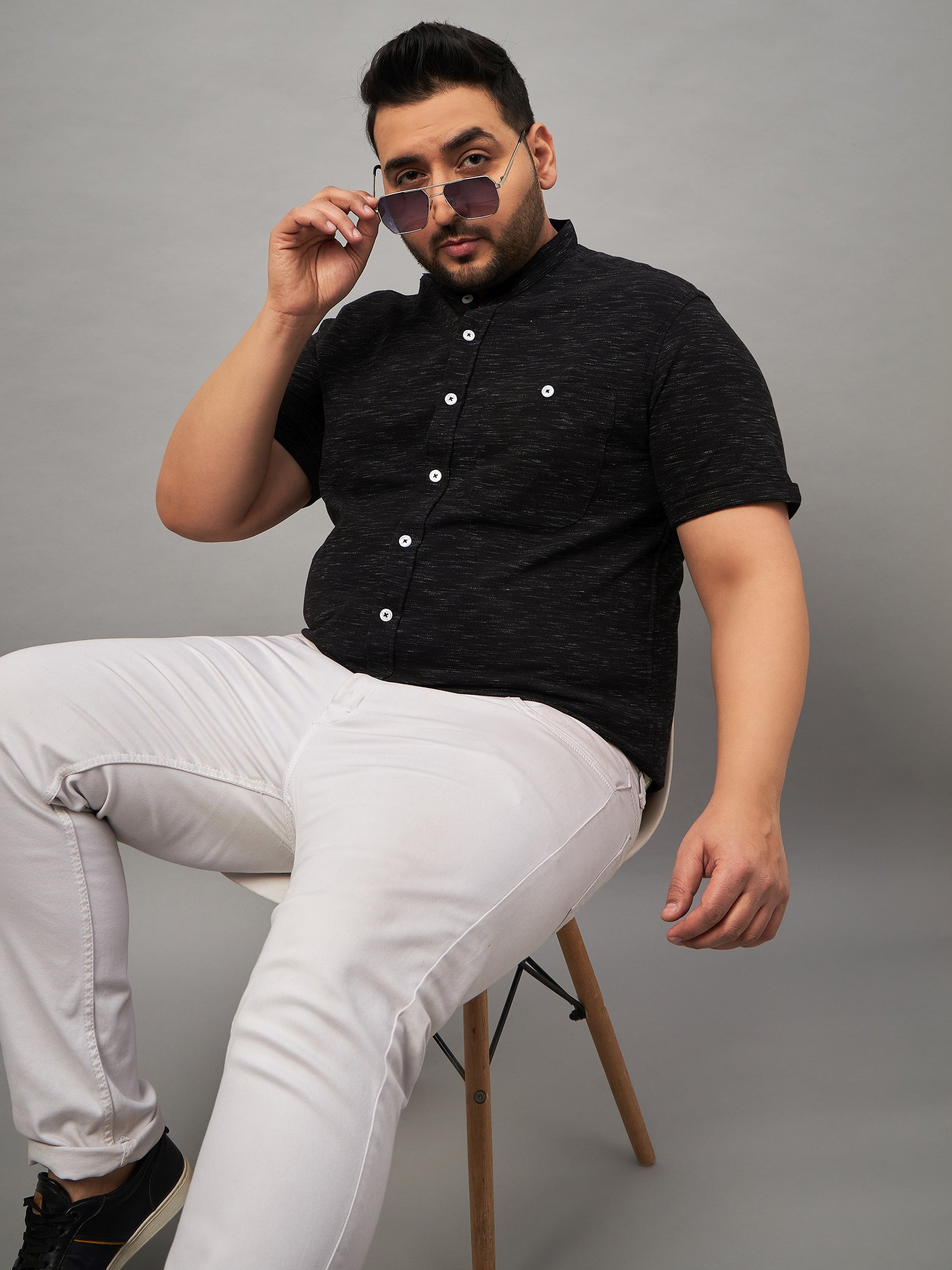 Black Plus size Shirt