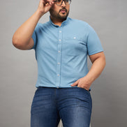 Turquoise Blue Plus active Shirt
