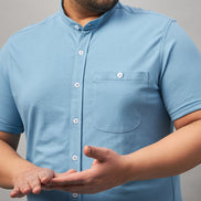 Turquoise Blue Plus active Shirt