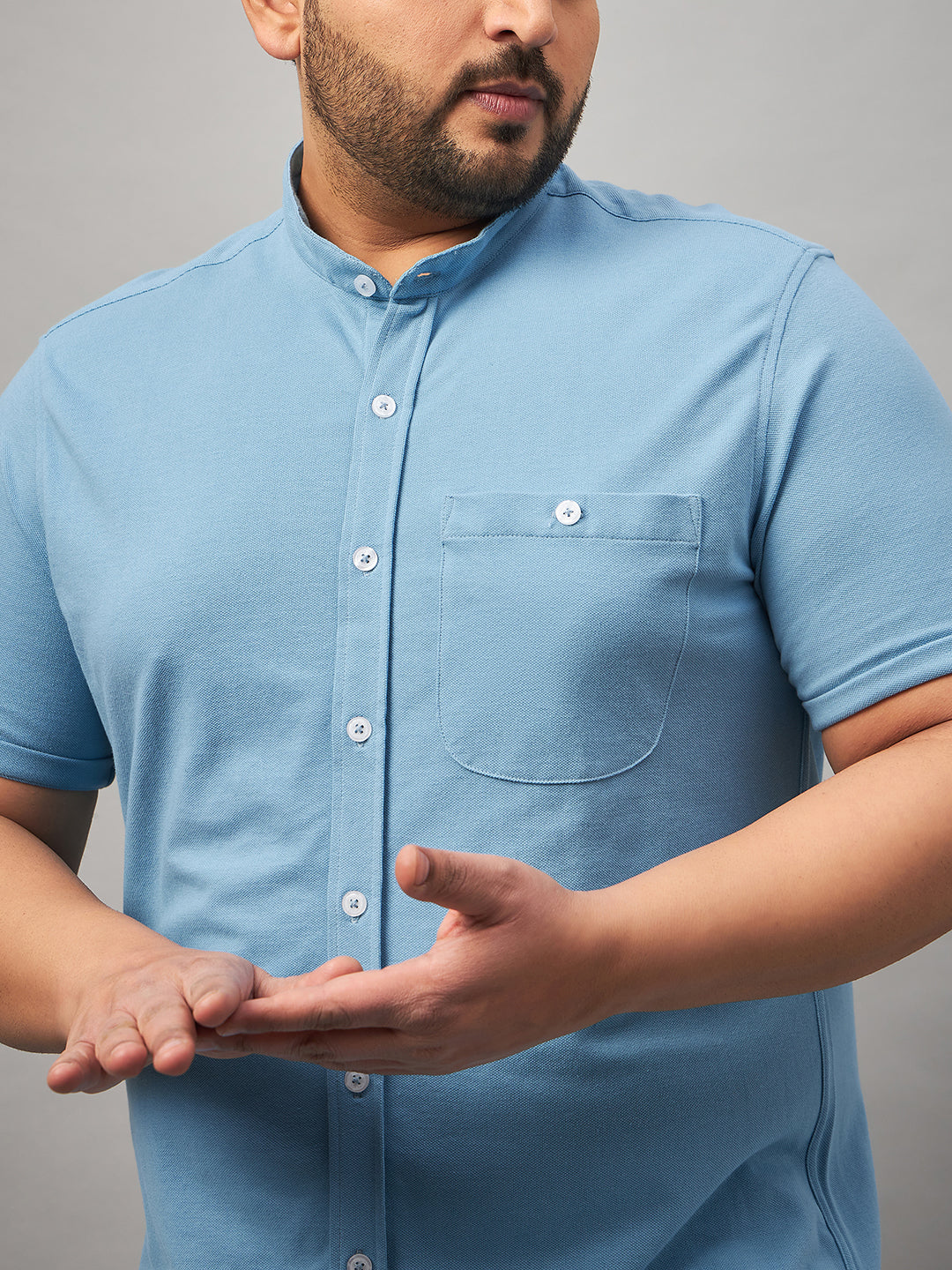 Turquoise Blue Plus active Shirt