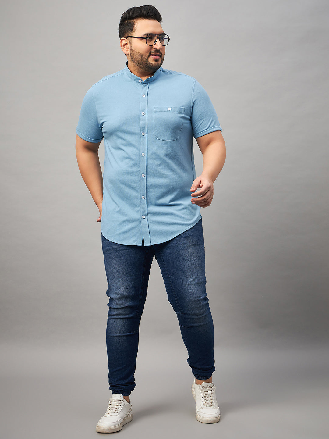 Turquoise Blue Plus active Shirt