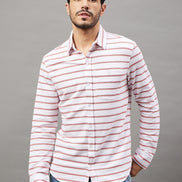 White Striped Shirt