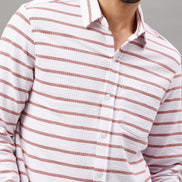 White Striped Shirt
