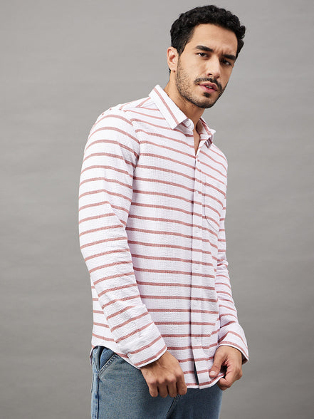 White Striped Shirt