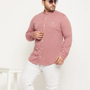 Mauve Pink Full Sleeve Casual Shirt