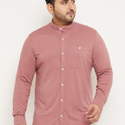 Mauve Pink Full Sleeve Casual Shirt