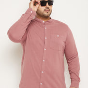 Mauve Pink Full Sleeve Casual Shirt