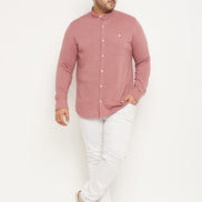 Mauve Pink Full Sleeve Casual Shirt