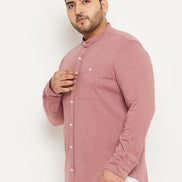 Mauve Pink Full Sleeve Casual Shirt