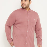 Mauve Pink Full Sleeve Casual Shirt