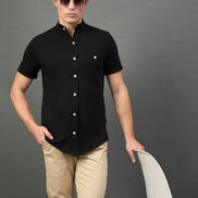 Black Solid Shirt