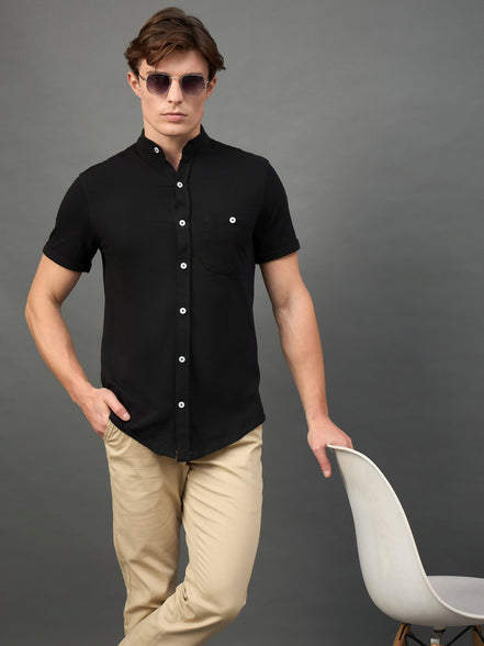 Black Solid Shirt