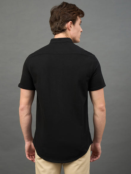 Black Solid Shirt