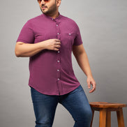 Mauve Plus active Shirt