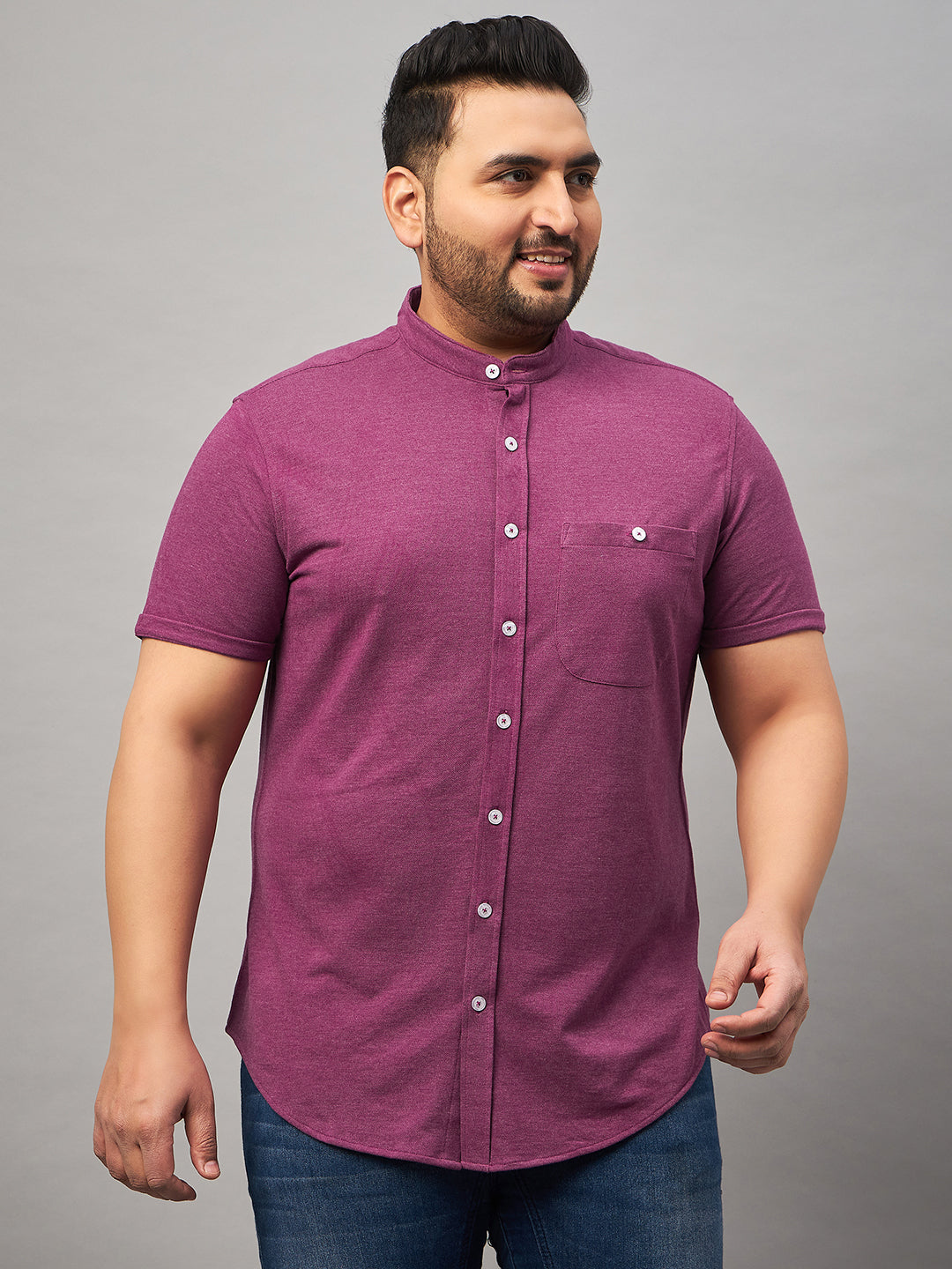 Mauve Plus active Shirt