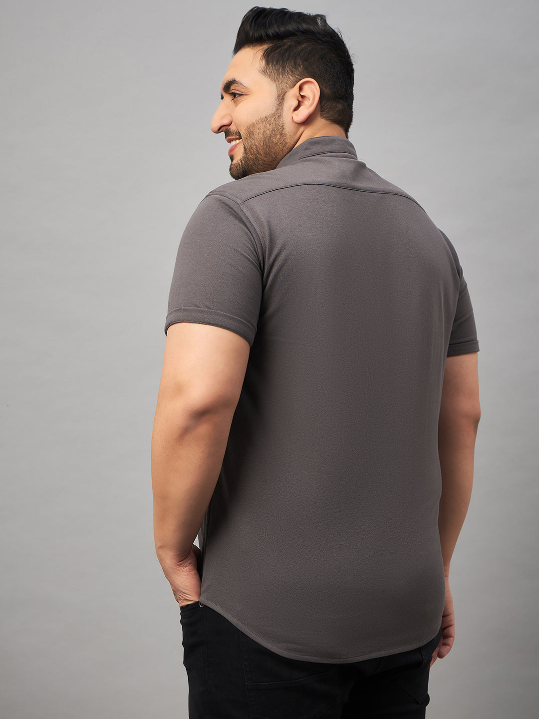 Dark Grey Plus active Shirt