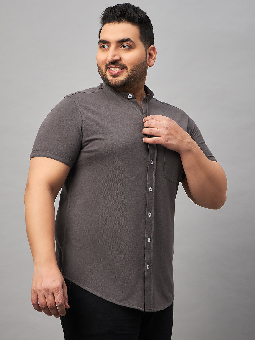 Dark Grey Plus active Shirt