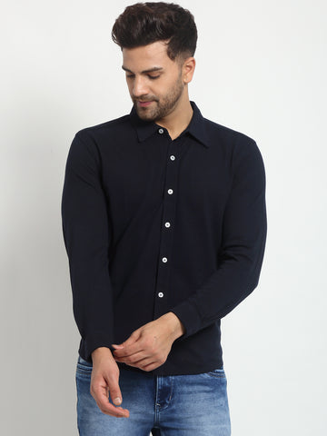 Navy Blue Shirt