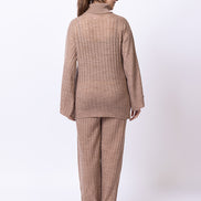 Beige Solid Co-Ord Set