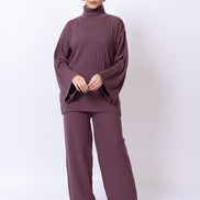 Mauve Solid Co-Ord Set