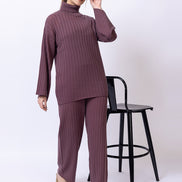 Mauve Solid Co-Ord Set