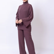 Mauve Solid Co-Ord Set