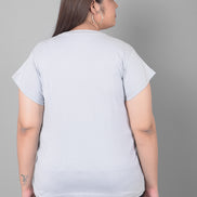 Light Grey Printed T-Shirt