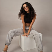 Women Grey Regular Fit Trouser