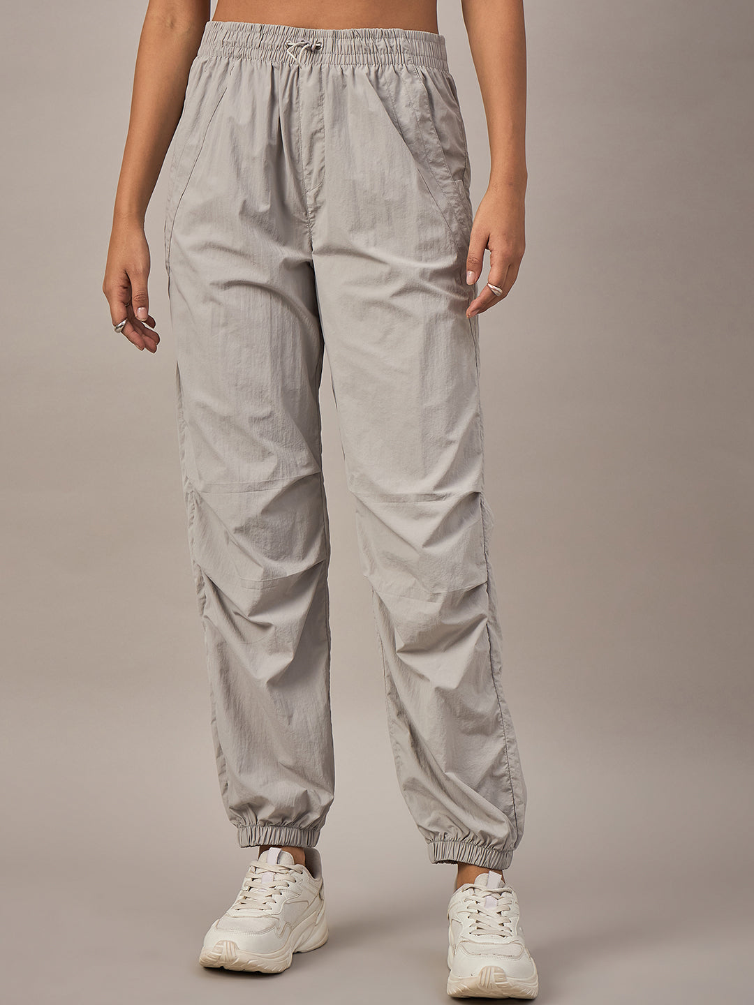 Women Grey Regular Fit Trouser