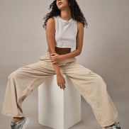 Women Khaki Regular Fit Trouser