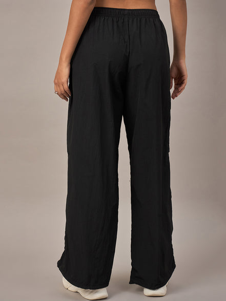 Women Black Regular Fit Trouser