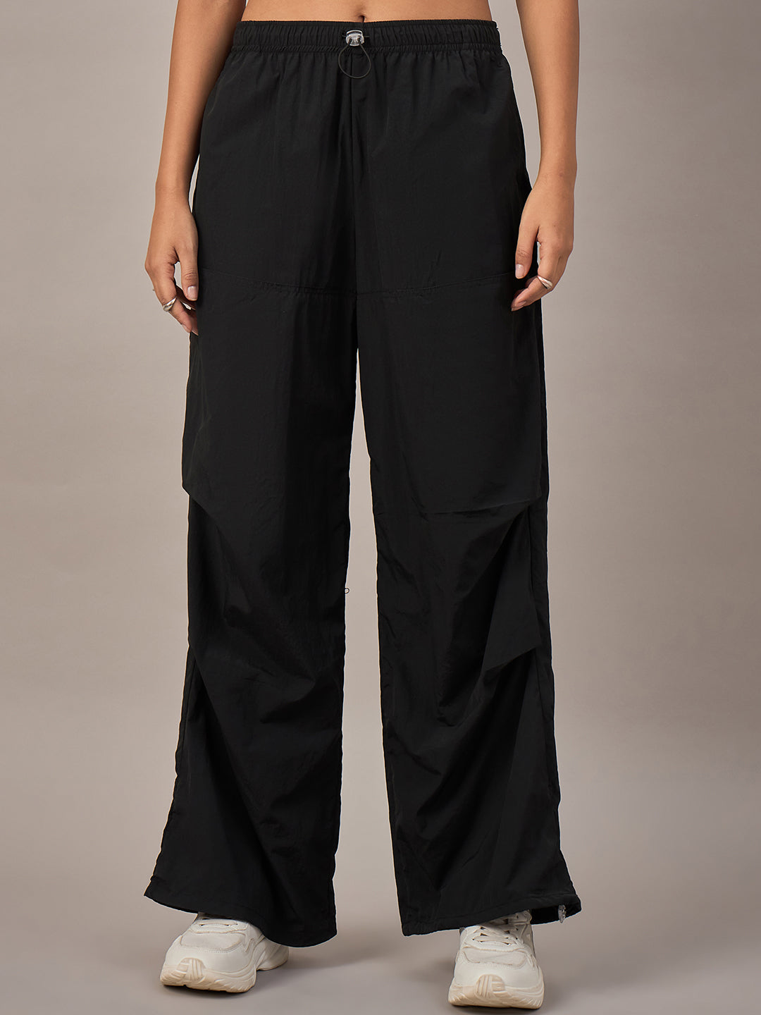 Women Black Regular Fit Trouser