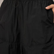 Women Black Regular Fit Trouser