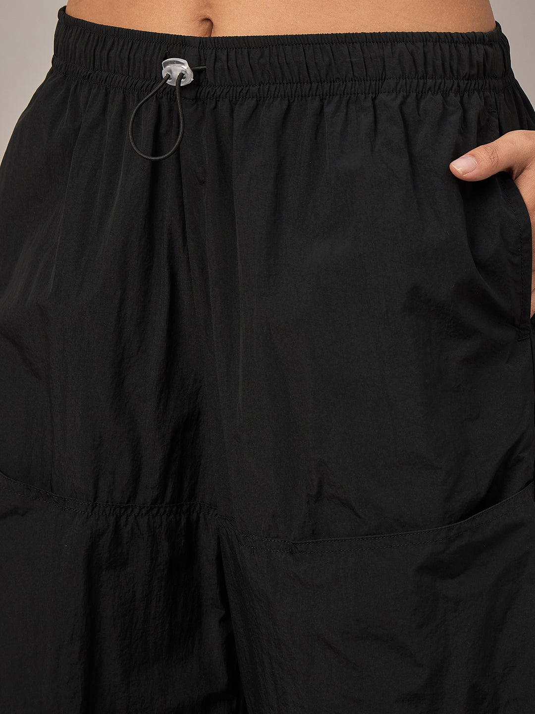 Women Black Regular Fit Trouser