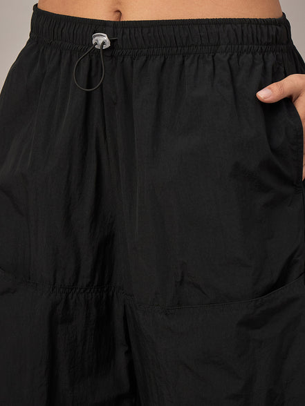Women Black Regular Fit Trouser