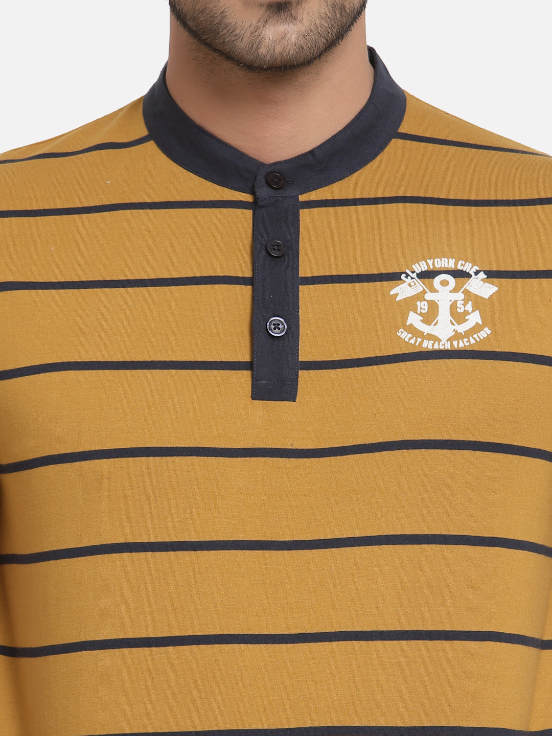 Mustard Henley T-Shirt