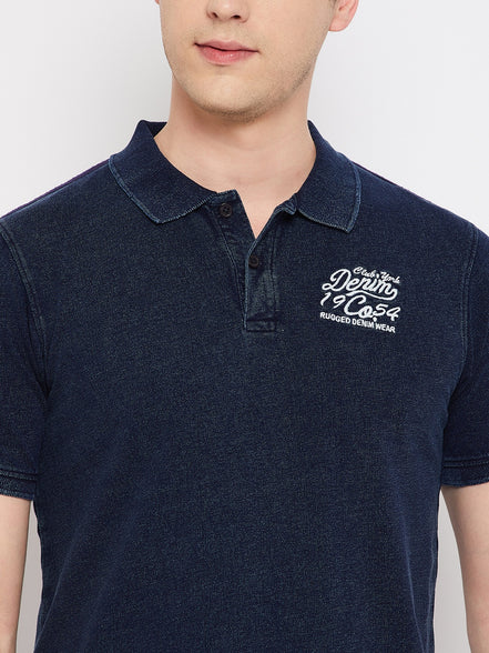 Indigo Polo T-Shirt