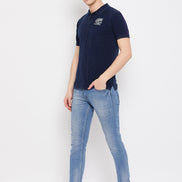 Indigo Polo T-Shirt