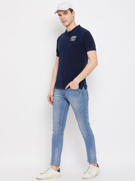 Indigo Polo T-Shirt