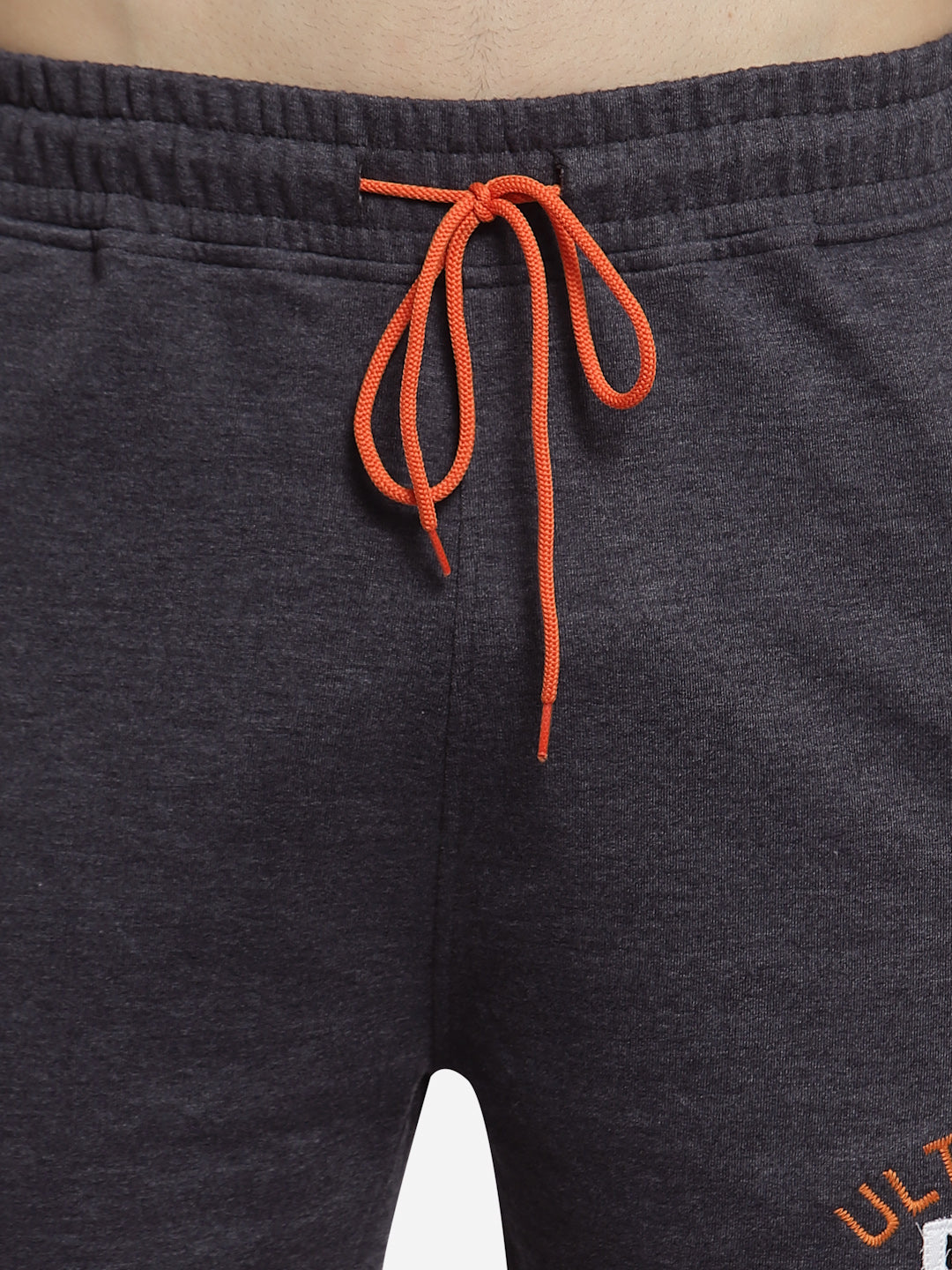 Navy Blue Melange Shorts