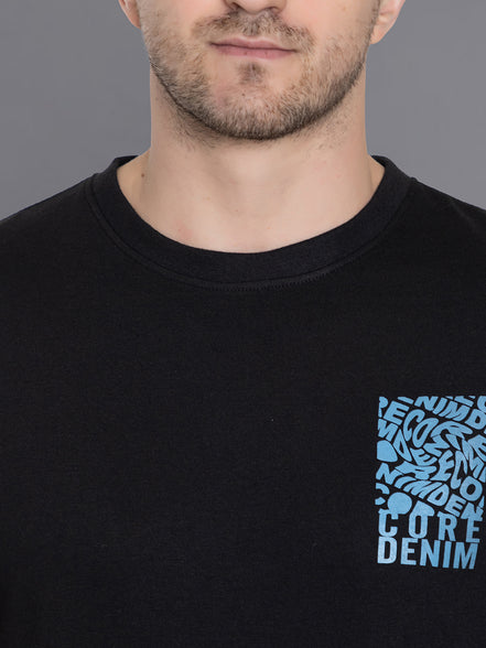 Black Round T-Shirt