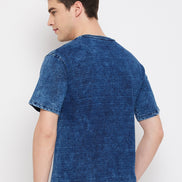 Indigo Blue Round Neck T-Shirt
