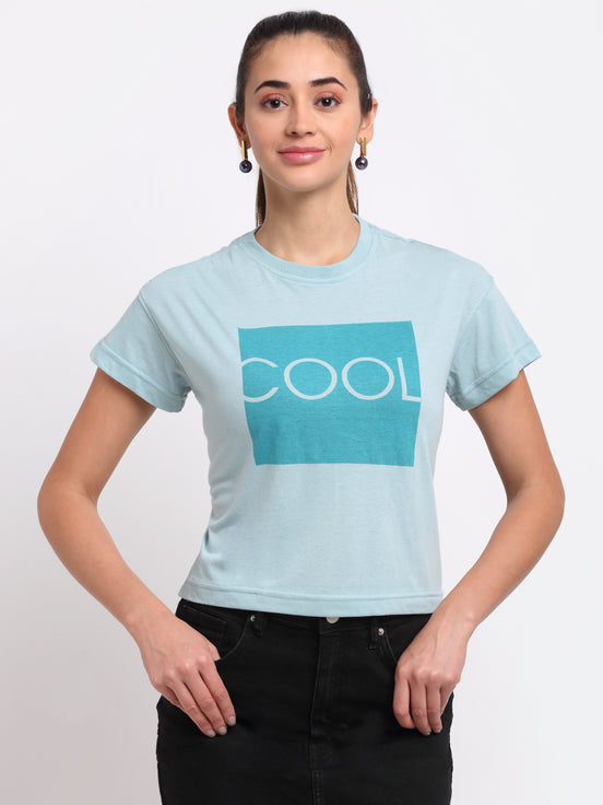 Sky Round Neck T-Shirt