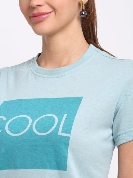 Sky Round Neck T-Shirt